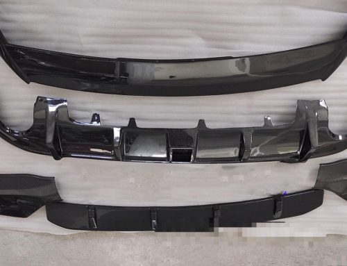 Carbon Fiber Front Lip Rear Lip Wing Spoiler For BMW X1