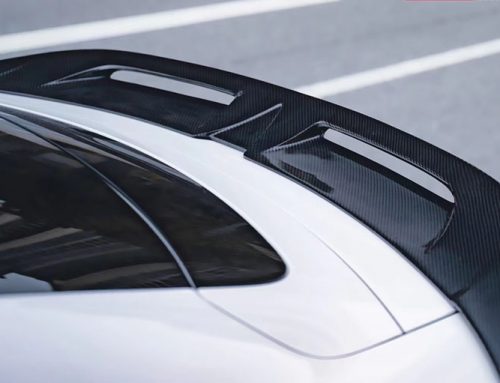 Taycan Turbo S Carbon Fiber Wing Spoiler