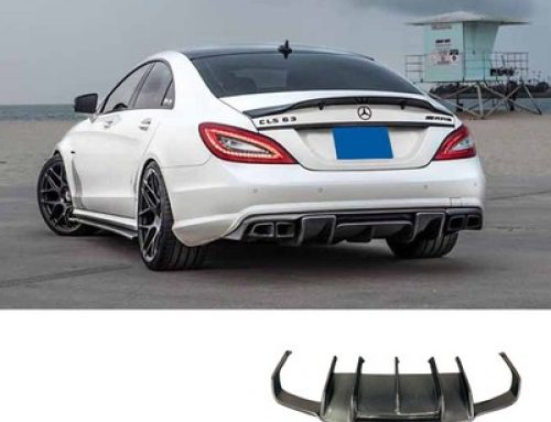 12-17 Carbon Fiber Rear Lip R Type For CLS63 350