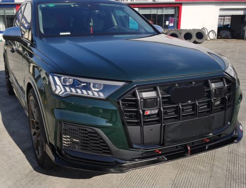 20-22 Carbon Fiber Front Lip For Audi Q7