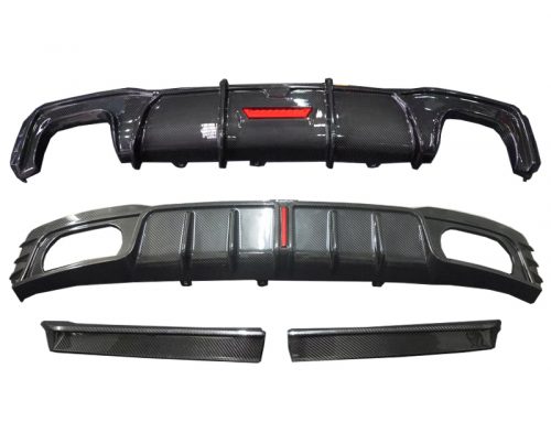Carbon Fiber Rear Lip With Lamp For Audi A5 S5