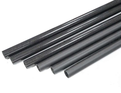 3k Twill Matte Carbon Fiber Tubes