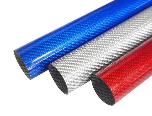 Colored Carbon Fiber Tube 3K Material