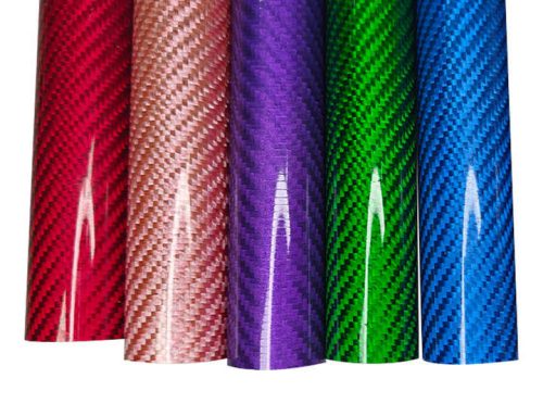 Multiple Colored Carbon Fiber Tubing In Various Colors Available