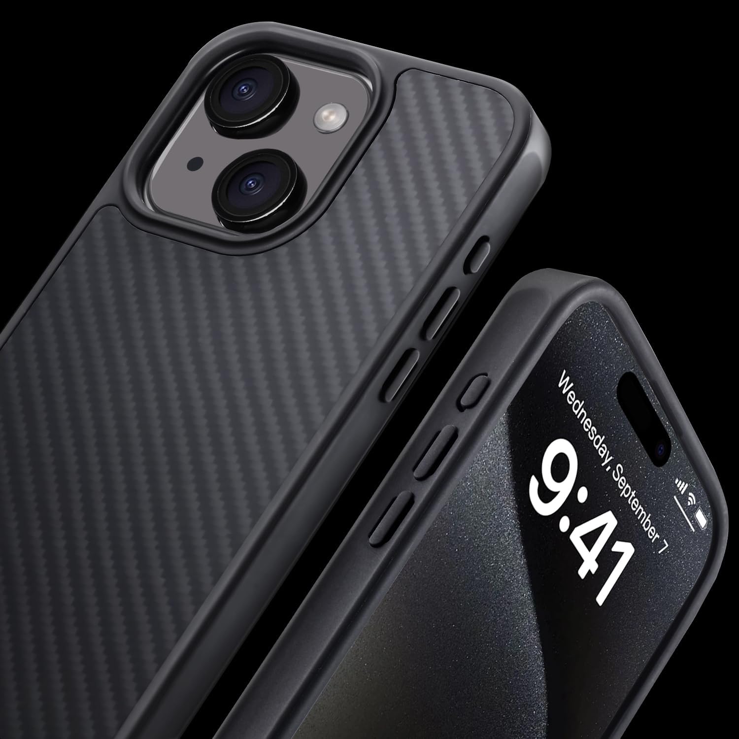 Premium Carbon Fiber Case for iPhone 15 – Protection & Sleek Design ...