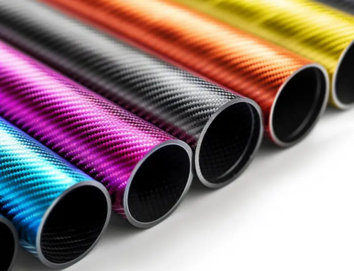 1000mm Colored Carbon Fiber Tube – 3K Weave, Glossy/Matte Finish