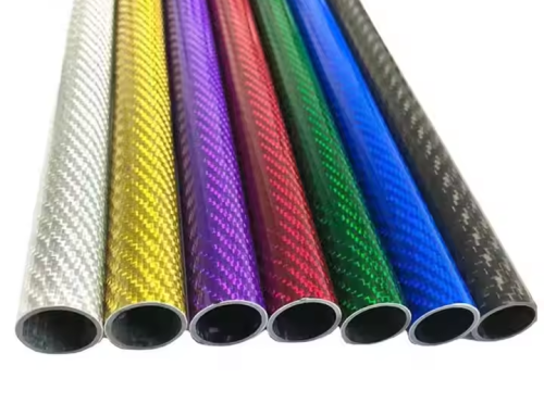 3K Carbon Fiber Tool Handle Tubes – Custom Color, Twill & Plain Weave Options