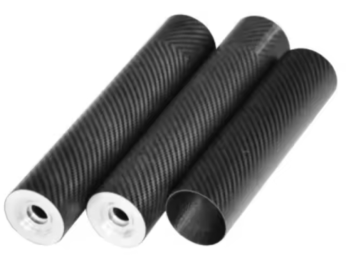 3K Twill/Plain Carbon Fiber Roller – OEM Custom Finish, Lightweight Design