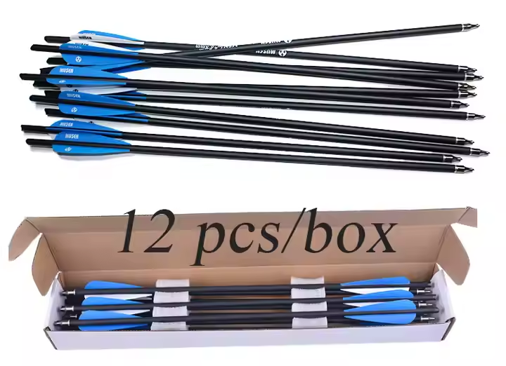 Carbon Crossbow Bolts for Hunting and Target Practice (3)