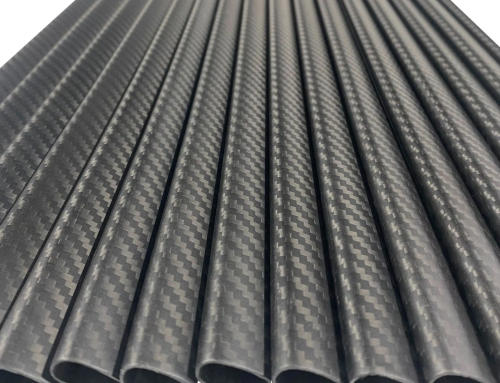 Custom Shaped Carbon Fiber Wing Tube with Matte 3K Twill Surface