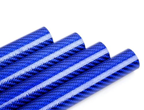 Custom dark blue Color Carbon Fiber Tubes-Customized size