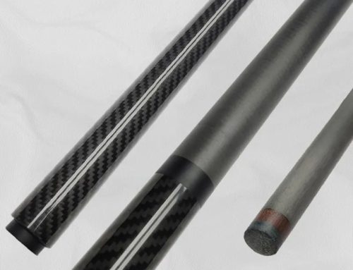 Customized Pure Carbon Fiber Billiard Cue – One-Piece American Nine Ball Cue Stick with Classic Texture