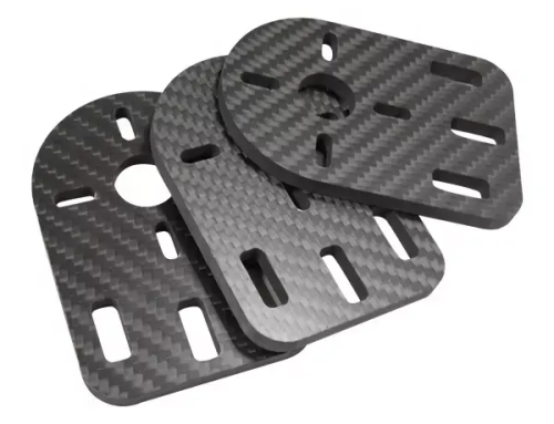 Durable CNC Carbon Fiber Parts in 3K Twill for Industrial Automation Systems