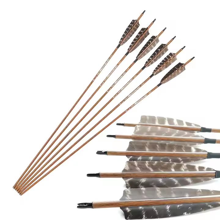 Durable Carbon Arrow Shafts Spine 300-600 for Recurve & Compound Archery (5)