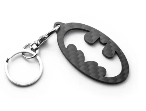 Edgy and Elegant Carbon Fiber Keychains for Trendsetters