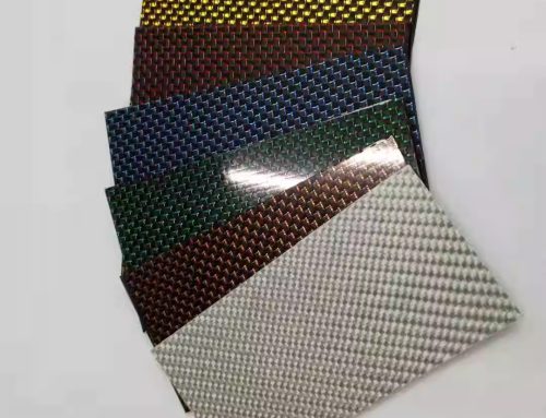 Glossy Twill Weave Colored Carbon Fiber Sheet