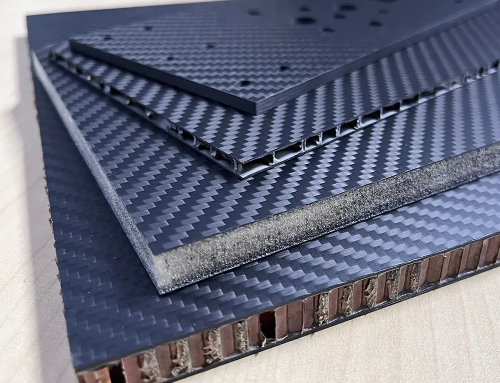 High-Performance Carbon Fiber Composite Panel – Aluminum Honeycomb Sandwich Structure