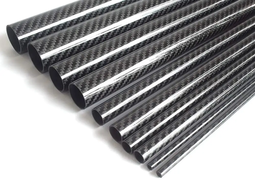 High Strength 3K Carbon Fiber Round tube Durable Precision Made