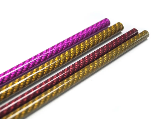 Lightweight Carbon Fiber Tubing with Brilliant Color Options