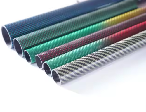 3K Glossy Silver/blue/Yellow/green/red/black Carbon Fibre Tubes for Sale