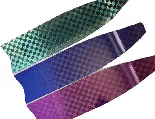 Carbon Fiber Single Fin for Freediving 890mm Long Blade Design