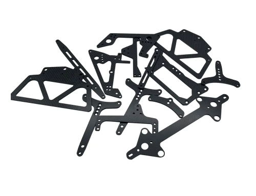 Custom CNC Machined Carbon Fiber Sheet Components for Gear Products