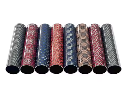 Custom Colored 3K Kevlar Carbon Fiber Tube – Round, 25mm 30mm 50mm