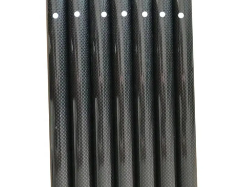 High-Precision Carbon Fiber Tubing with CNC Cutouts for Engineering Projects