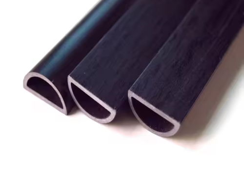 High Strength D-Shaped Pultruded Carbon Fiber Tube Manufacturer