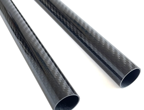 High quality Carbon Fiber Tube 25mmx23mm 3K roll Wrapped Twill Glossy Finish