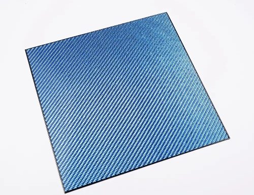 Premium Quality of Glossy & Matte Blue Colored Carbon Fiber Flat Plates