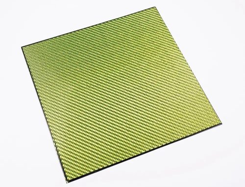 Premium Quality of Glossy & Matte Green Colored Carbon Fiber Flat Plates