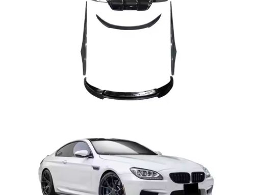 BMW M6 F06 F12 F13 Carbon Fiber V Style Bodykit – Lip, Diffuser, Side Skirts, Spoiler Enhancements