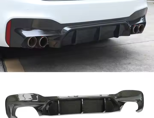 Carbon Fiber Rear Diffuser Lip for BMW G30 G38 5 Series 2018-2020 M Sport to F90 M5 Style Upgrade