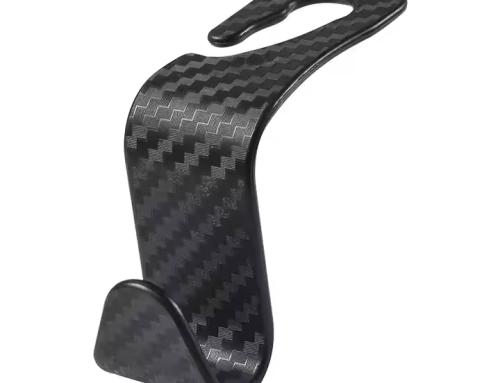 Premium Carbon Fiber Car Seat Back Hook Hidden Design Vehicle Organizer Hook