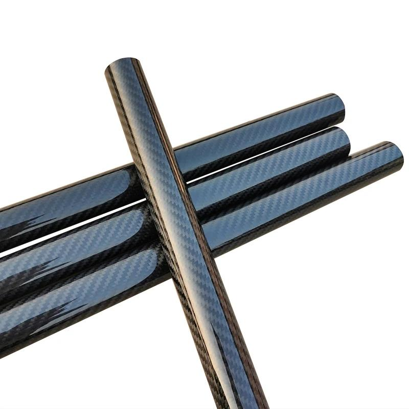 Telescopic Carbon Fiber Tube Lightweight 3K Round Pipe for Sports Applications (1)