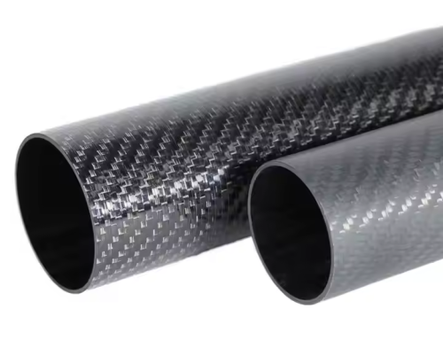 Threaded 3K Carbon Fiber Tube with Optional Guide Rollers – Machinable on Demand