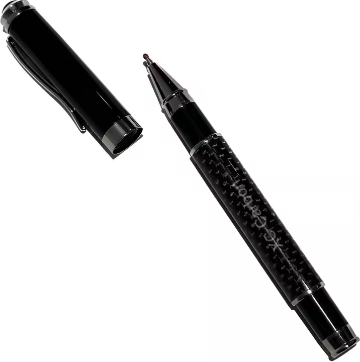 Luxury Carbon Fiber Ballpoint Pen – Perfect Gift for Business Professionals (2)