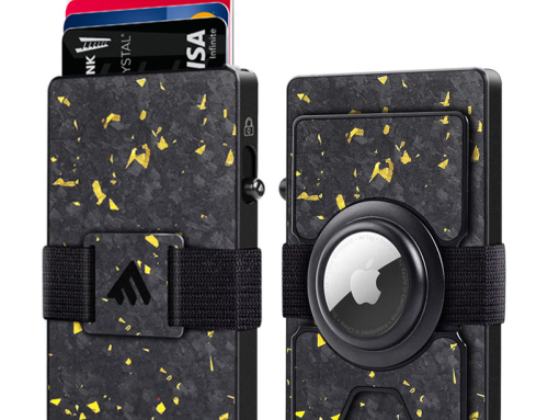 Men’s RFID Blocking Card Holder – Custom Forged Carbon Fiber Pop-up Wallet