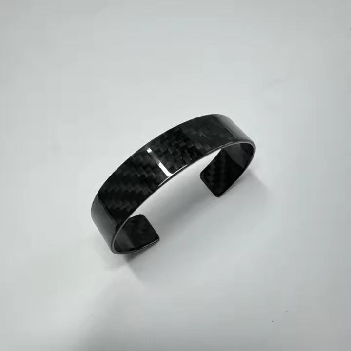 Wholesale Customized Carbon Fiber Bracelets for Men (1)