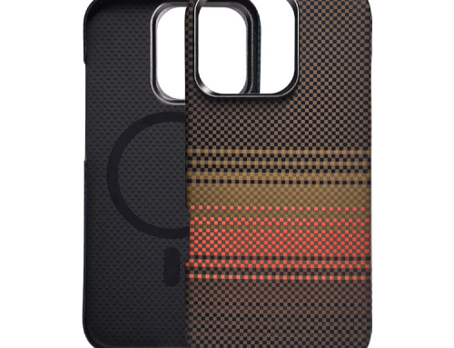 iPhone 16 Pro Max Carbon Fiber Case with Custom Logo – Stylish, Shockproof Mobile Cover