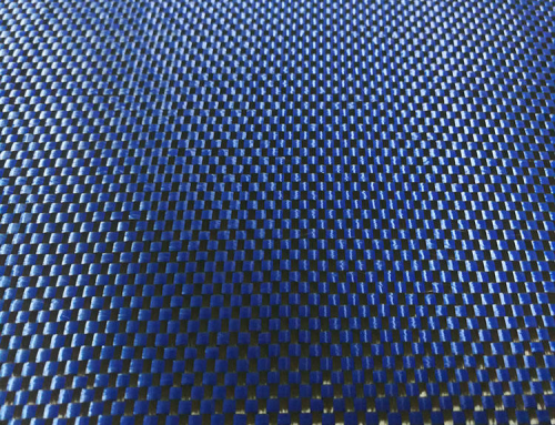 3K plain weave carbon fiber blue aramid sheet