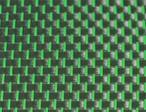 3K plain weave green carbon fiber sheet