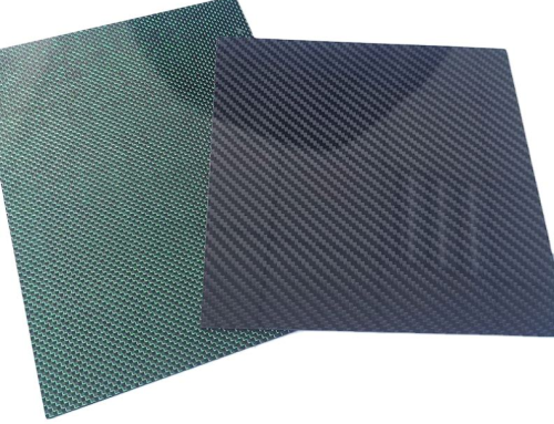 3K twill carbon fiber blue aramid sheet