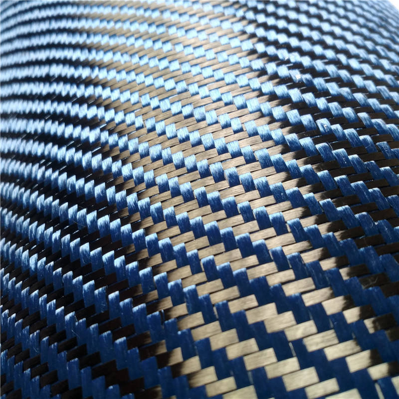 3K twill carbon fiber blue aramid sheet