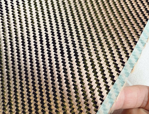 3K twill carbon fiber gold aramid sheet