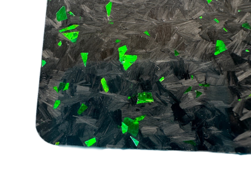 High-strength Green forged pattern carbon fiber sheet