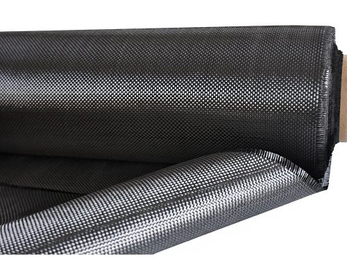 1 Meter Wide Plain Weave Carbon Fiber Fabric Roll