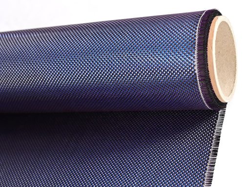 3K Blue Glitter Metallic 100% Carbon Fiber Fabric