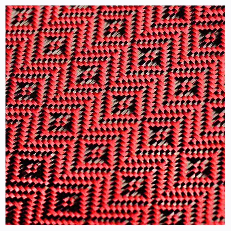 3K Carbon Color Aramid Hybrid Fiber Fabric (4)
